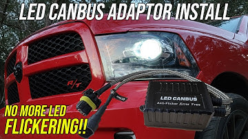 LED Canbus Adaptor Install - Fix flickering LEDs or error messages