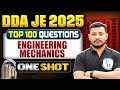 Engineering Mechanics in ONE SHOT | DDA JE Mechanical Classes | Engineering Mechanics DDA JE 2025