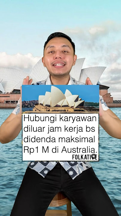 Hubungi karyawan diluar jam kerja kena DENDA 1 MILYAR? Wow keren juga? #shorts
