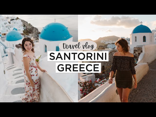 SANTORINI vlog: 7 days in greece pt 1