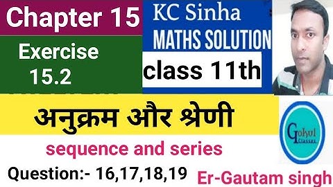 Class 11th Maths Chapter 15 Ex 15.2 kc sinha solution//class 11th maths exercise 15.2