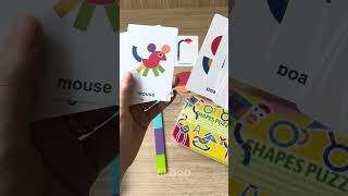 LILIBOO ISHI Mainan Edukasi Anak Montessori Kayu Geometric Puzzle 36 Pcs Easy mainanedukasianak