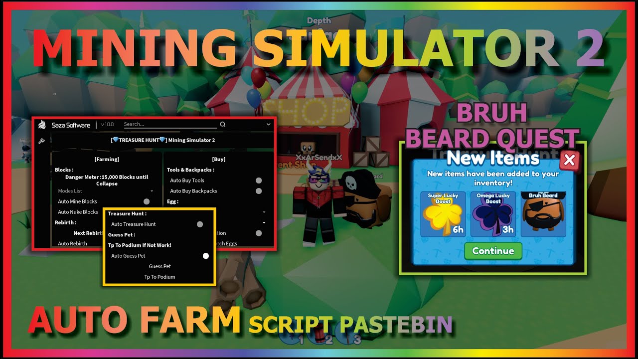 Block Miner Simulator: Auto Hatch, Auto Farm & More Scripts