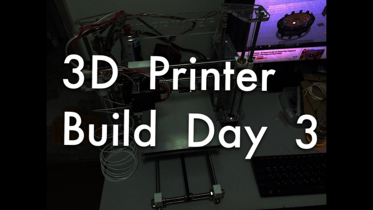 [DIY]3D printer Build up Part 3 time lapse video log - YouTube