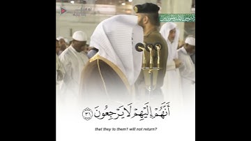 "يا حسرة على العباد" تلاوة من أجمل التلاوات الخاشعة والمؤثرة للشيخ د. ياسر الدوسري