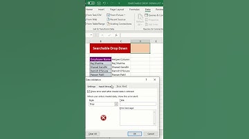 Searchable Drop down list in Excel | Soft_Skills | Excel Tips and Tricks