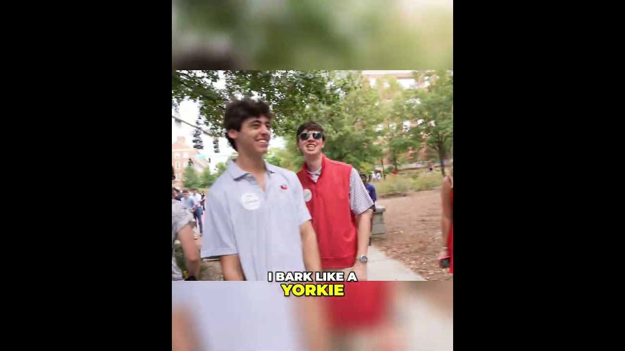 Dude's Barking Sounds Like a Yorkie? Crowd Goes WILD! 