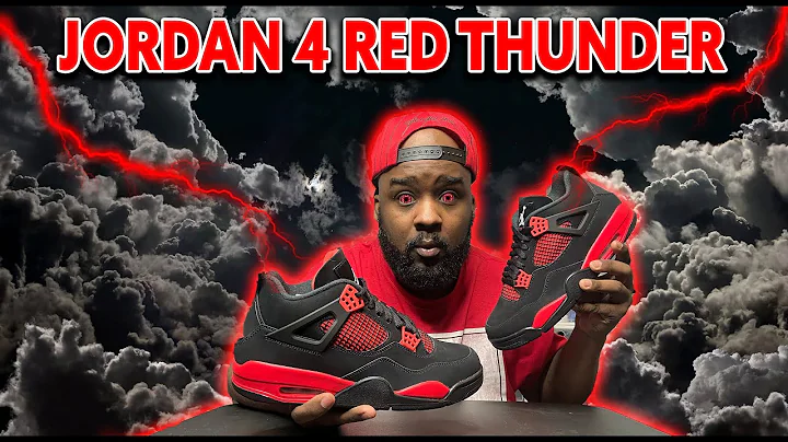 AIR JORDAN 4 RED THUNDER REVIEW | Nike We Have A Problem!!!