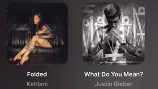 What Do You Mean x Folded Lyrics | Mashup Music