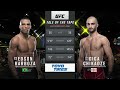 Edson barboza vs giga chikadze ufc vegas 35 full fight championship