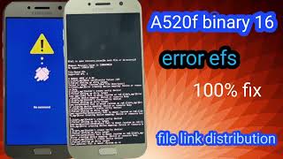 a520f binary 16 efs error fix screenshot 2