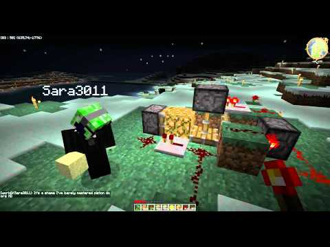 Minecraft - Compact Piston Lightswitch