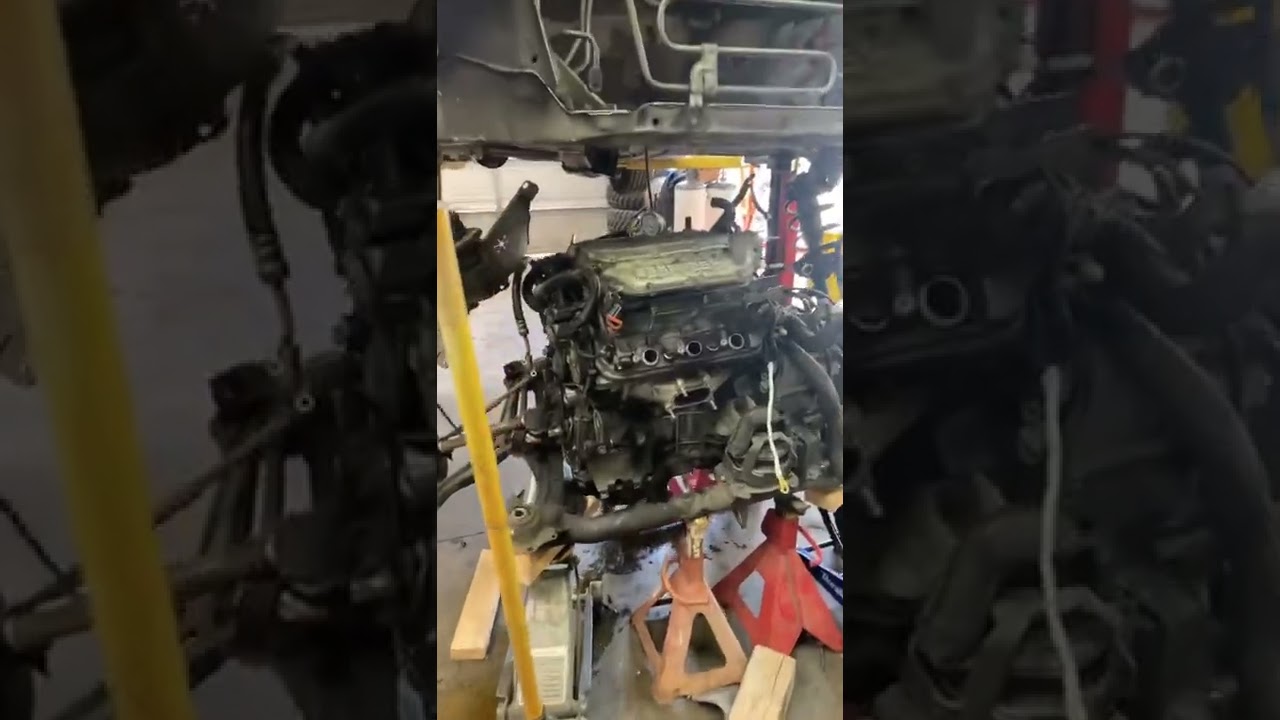 Engine swap 2005 Honda Odyssey - YouTube