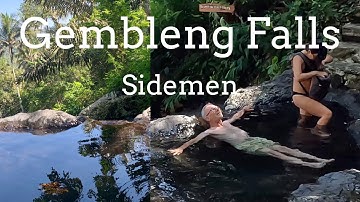 Gembleng Waterfall Sidemen: Lush natural mountain spa pools