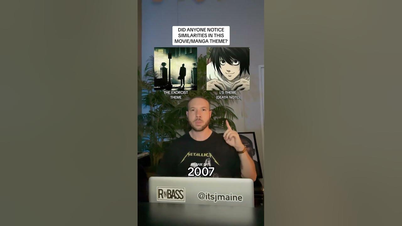 The Exorcist Theme Sounds Just Like This Song From The Death Note Manga #shorts #scary