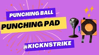Punching Ball & Punching Pad #@KickNstrike #martialartstraining #boxing#karate