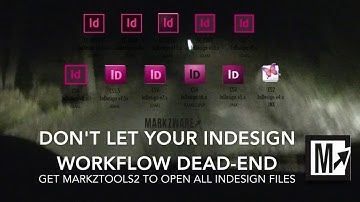 InDesign CC2018 to #CS6, #CS5 or lower - NEW MarkzTools2 Versions - Now IDMarkz