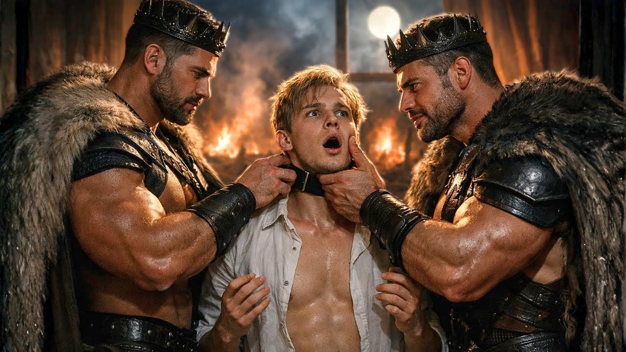 You'll Take Both Our Knots Before Dawn"—Twin Alpha Kings Claim Trembling Virgin Omega Slave Boy