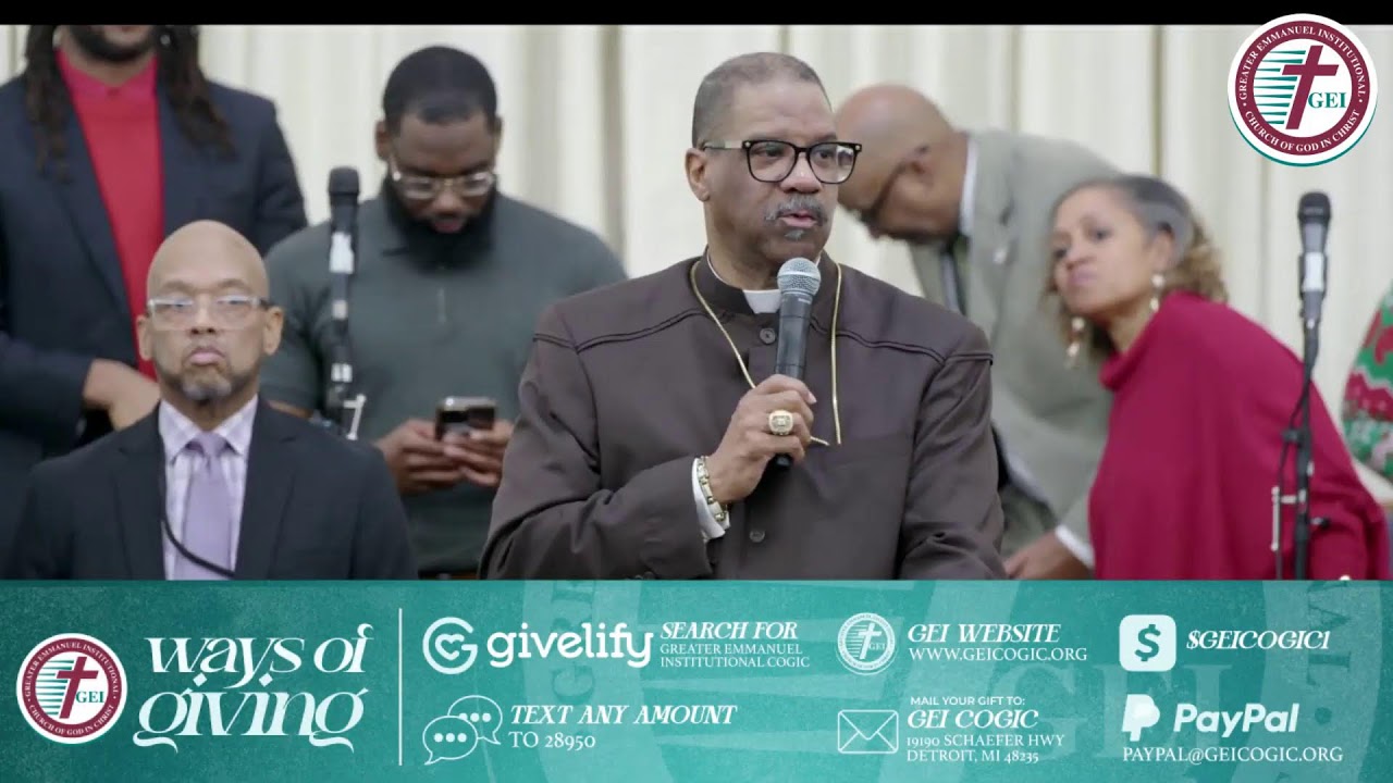 8:30am Morning Worship | Bishop J. Drew Sheard | Sunday December 21, 2025 | GEI COGIC