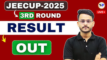 🤔ROUND 3 RESULT OUT || JEECUP