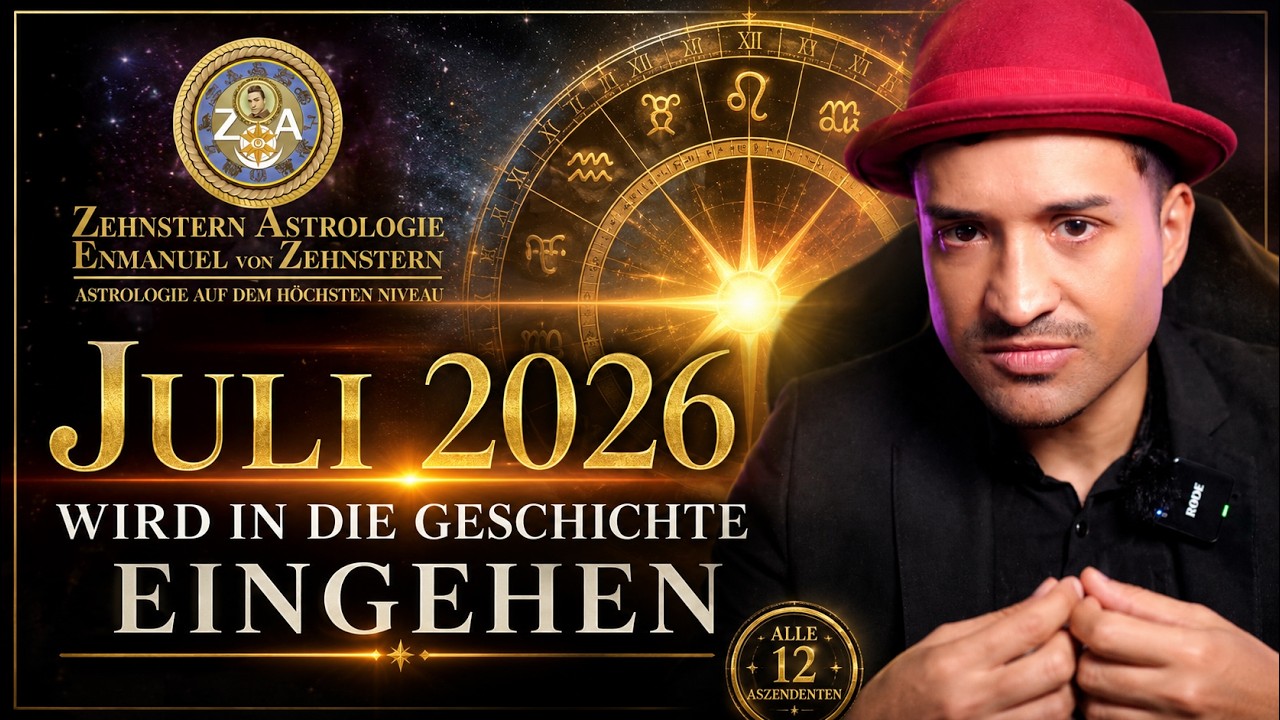 🚨 JULI 2026 WIRD IN DIE GESCHICHTE EINGEHEN | DIE MÄCHTIGSTEN KONSTELLATIONEN DES JAHRES | ALLE 12