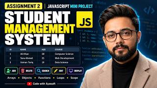 Full Build a Student Management System in JavaScript | Beginner Project Guide