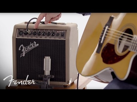 Fender Acoustasonic 15 Amplifier | In-Depth Look | Fender