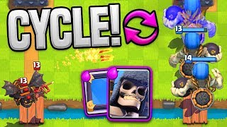 GIANT SKELETON CYCLE - CLASH ROYALE TROLL DECK