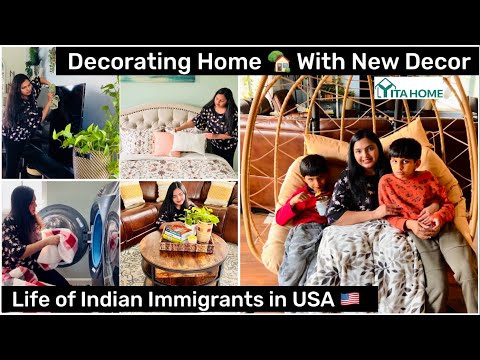 Indian/NRI🇺🇸Mom👩🏻 Whole House Extreme Deep Cleaning Vlog (2024)+ Organizing + Home Decor ||YITAHOME!