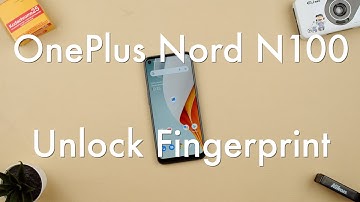How to Use Fingerprint Unlock on a OnePlus Nord N100 Phone || OnePlus Nord N100
