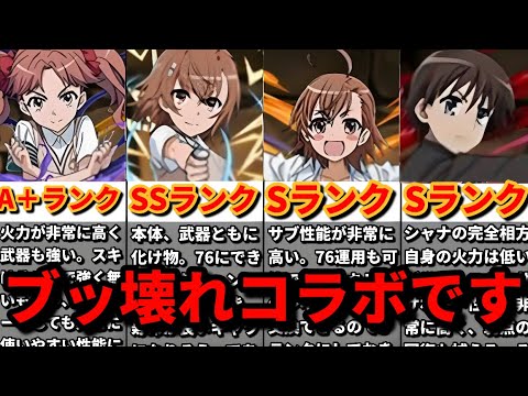 【御坂美琴エグい】性能解説‼︎ 電撃文庫コラボのキャラ暫定評価‼︎(魔法科高校の劣等生、とある魔術の禁書目録、灼眼のシャナ、御坂美琴、上条当麻、ラストオーダー、インデックス、司波達也)【パズドラ】
