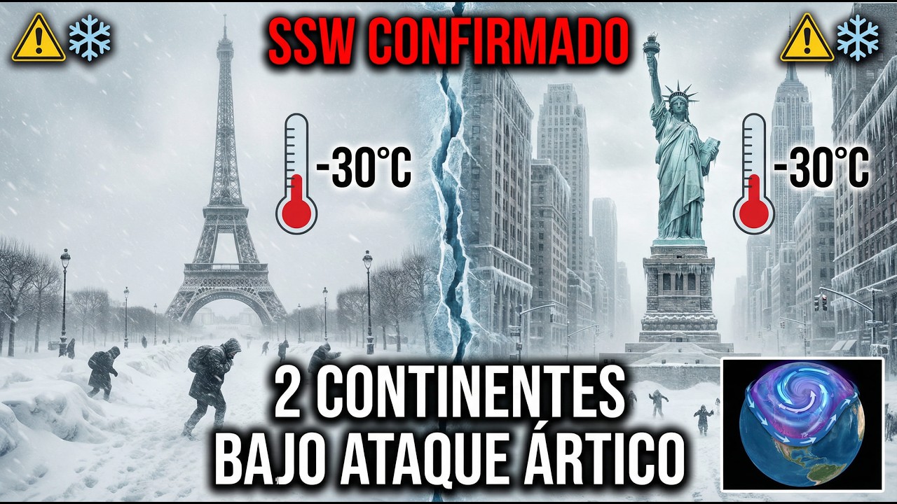 ❄️ ALERTA Vórtice Polar 2026: Invierno Extremo Amenaza Europa y América - SSW Detectado
