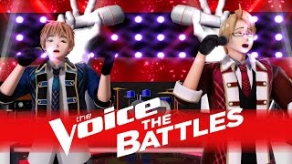 [MMD] Hetalia The Voice 2016 Battle - Arthur Kirkland vs. Alfred F. Jones: "Hurt"