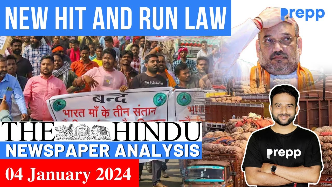 04 Jan 2024 | The Hindu Newspaper Analysis for UPSC | Current Affairs ...