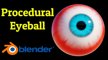 Creating Easy Procedural Eyes | Blender 3.1 Tutorial