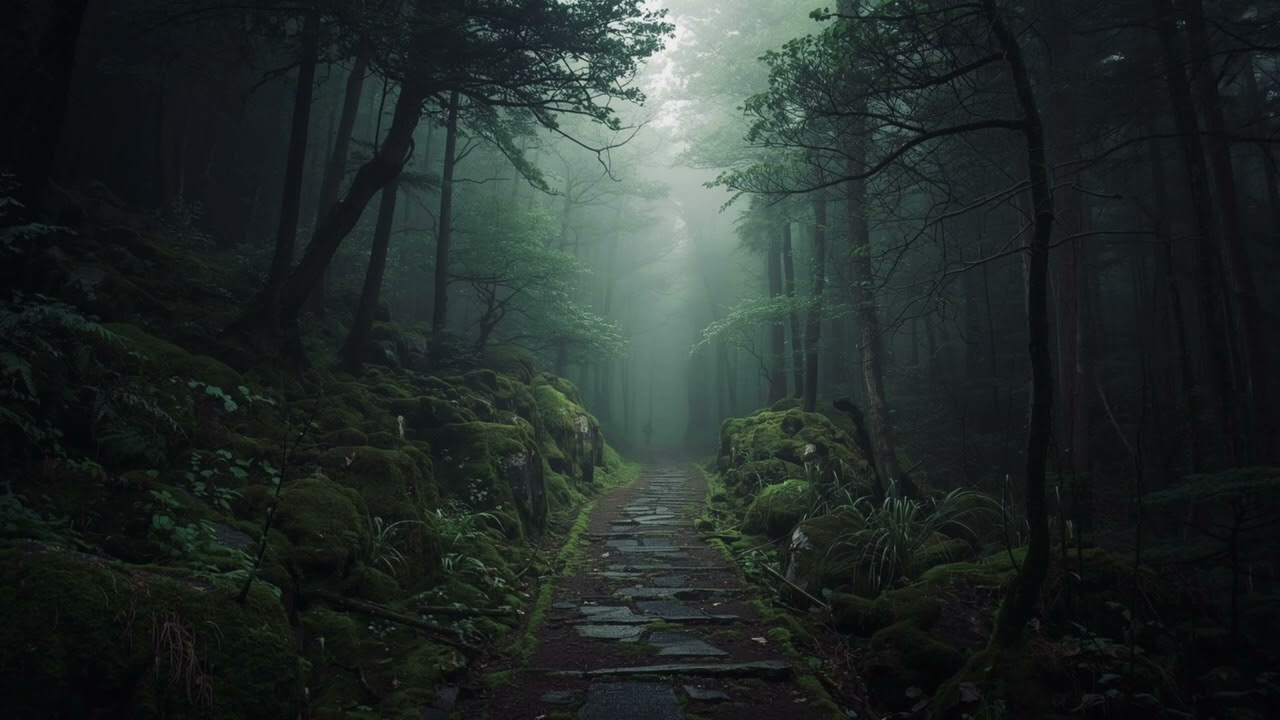 雨の熊野古道｜静かな山道と祈りの時間｜Rainy Kumano Trail | Zen Nature Soundscape