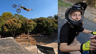 11 YEAR OLD vs MEGA RAMP!