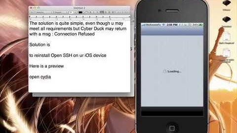Solution for Cyber Duck Connection Refused Problem