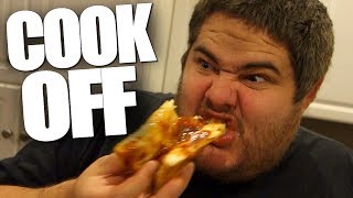 BRIDGETTE VS MICHAEL! (THE PIZZA COOK OFF)