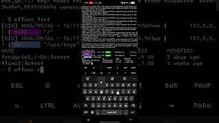 Running ollama models on termux, Android #termux #ai ##ollama