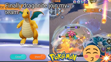 First time use Dragonite ##POKEMON UNITE🎮