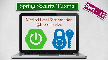 Spring Security Tutorial - Part 12 - Method Level Security using @PreAuthorize annotation