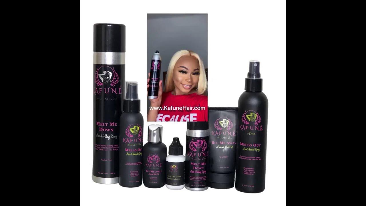 Kafune Melt Me Down Lace Melting and Holding Spray Hair for Lace Wig