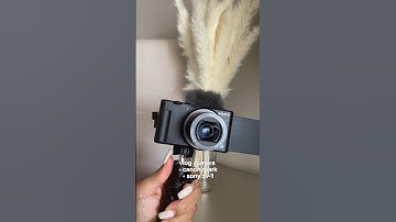 Content essentials: vlogging cameras & editing - Sony Zv-1 ✨#vloggingcamera #sonyzv1 #canoneosrp