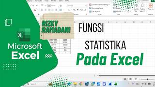 Panduan lengkap Tentang Fungsi Statistika Pada MS Excel