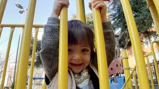 Ilgaz Parka Gitti Çok Yüksek Kaydıraktan Kaydı Eğlenceli Park Ları