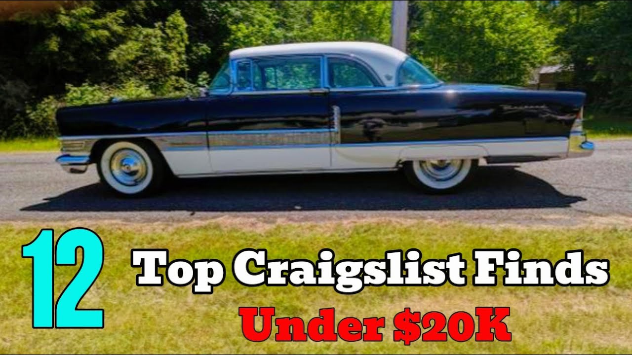 Classic Cars for Sale by Owner 12 Top Craigslist Finds Under 20K YouTube