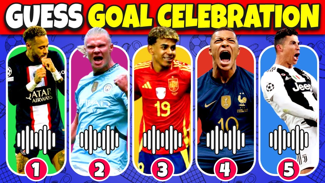 Guess the Footballer by Goal Celebration! | Can You Spot CR7, Messi & Haaland?