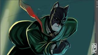 Blacksad [Speed paint timelapse]   By EDDY