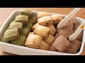 ３種のバタークッキーの作り方とラッピング Butter Cookies & Wrapping[No egg]｜HidaMari Cooking